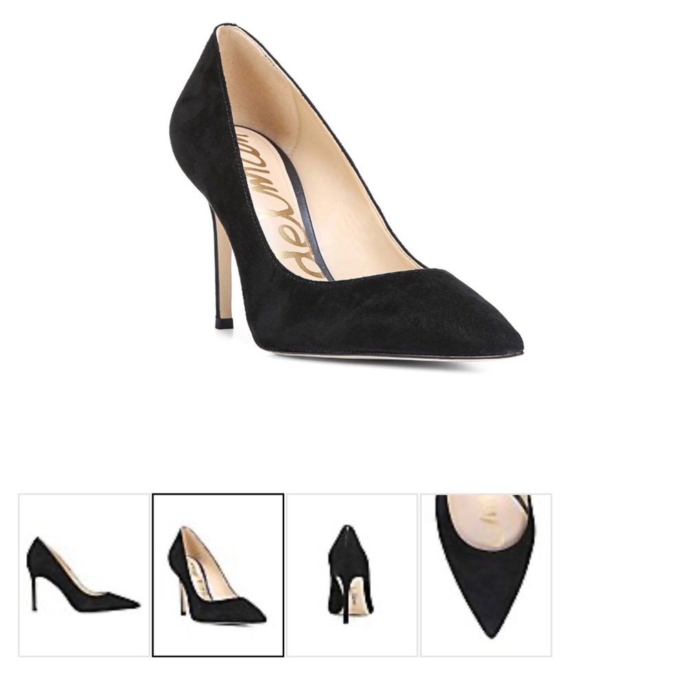 Sam Edelman hazel Black suede pump